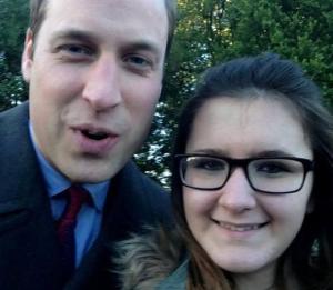 Il selfie del principe William