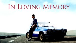 Un saluto alla memoria di Paul Walker