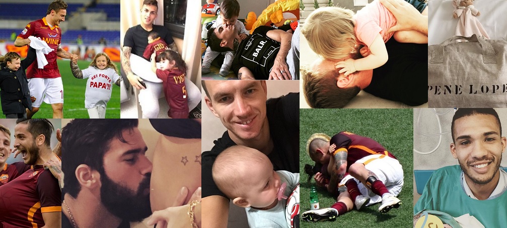 AS Roma, raccolta social auguri papà giallorossi