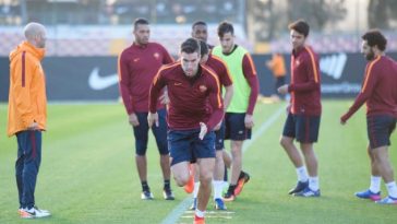 Roma, allenamento Trigoria