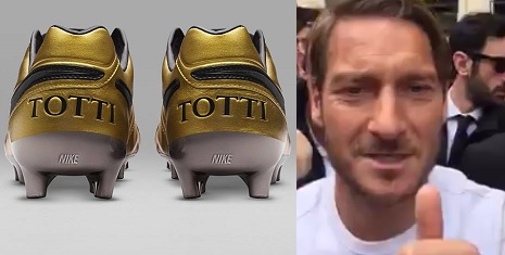Presentazione Nike Tiempo Totti X Roma