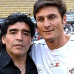 Maradona e Zanetti messaggi per Totti
