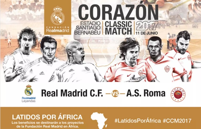 Corazón Classic Match, ASRoma Legends Real-Madrid Leyendas