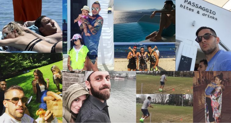 Le vacanze dei giallorossi, estate 2017