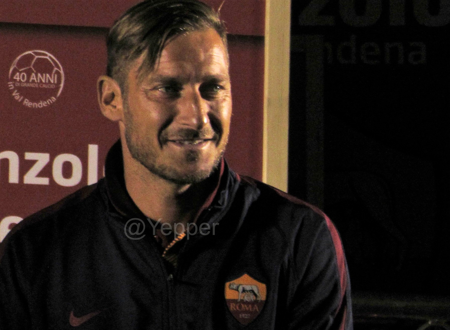Totti primo piano