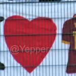 Maglia Totti, striscione