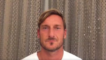 Totti, iniziativa terremoto