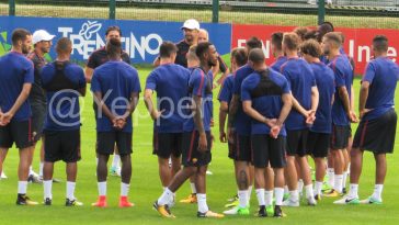 Di Francesco, allenamenti Roma