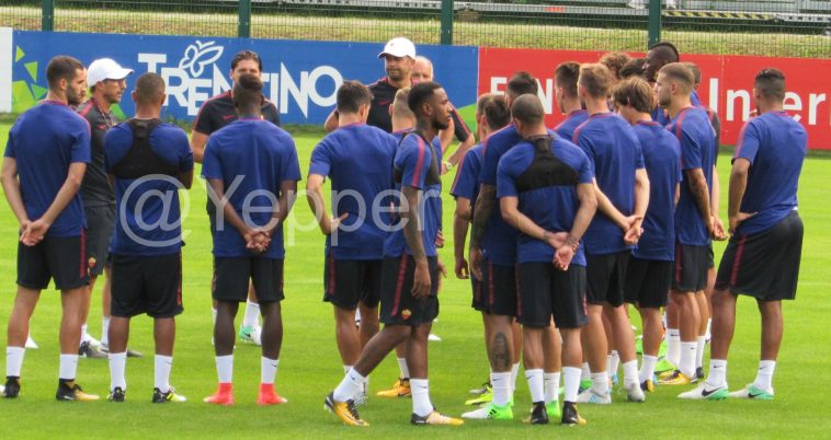 Di Francesco, allenamenti Roma