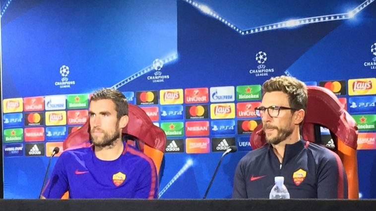 Di Francesco e Strootman Conferenza stampa