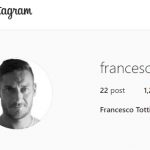 Totti Instagram seguaci