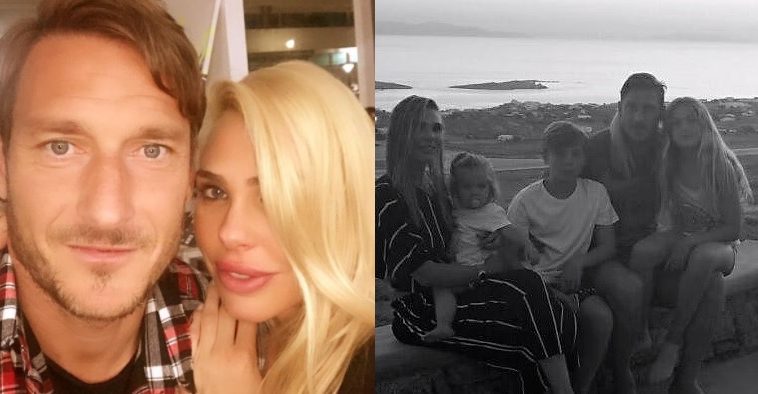 Ilary Blasi e Totti, famiglia
