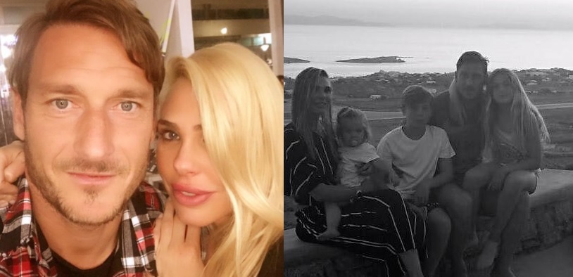 Ilary Blasi e Totti, famiglia