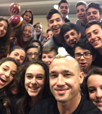 Nainggolan, A scuola di tifo