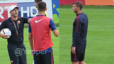 Roma, Di Francesco e Dzeko