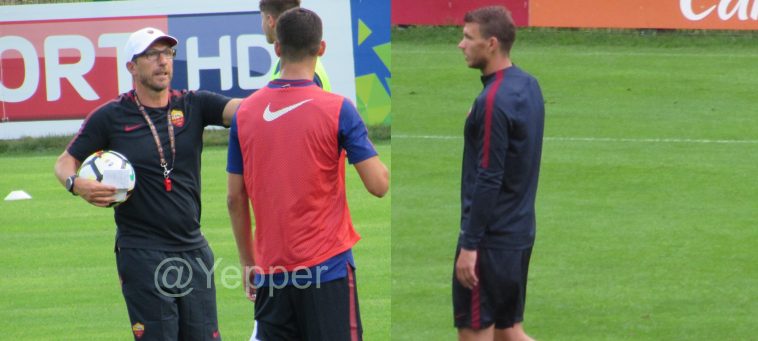 Roma, Di Francesco e Dzeko