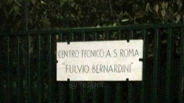 Trigoria, cartello