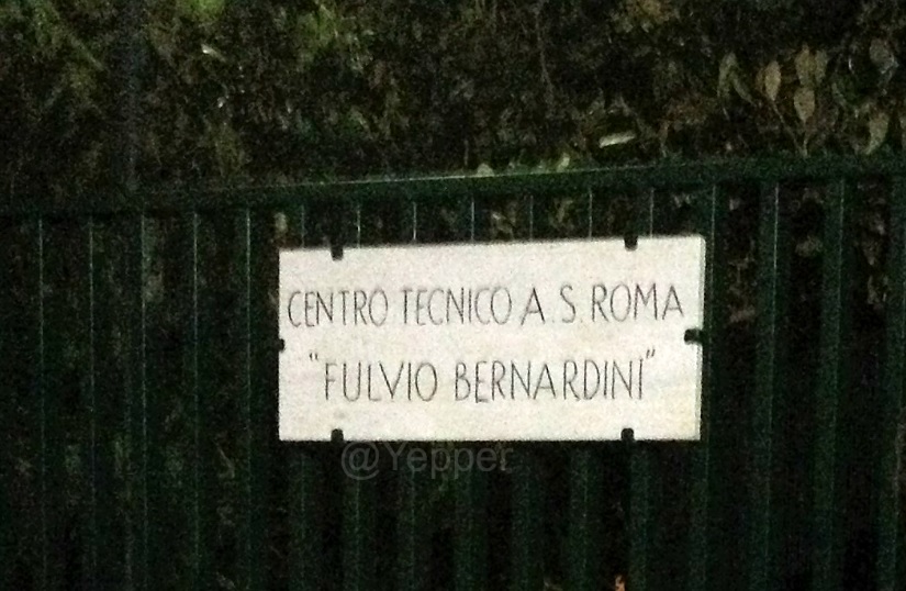 Trigoria, cartello