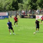 Allenamenti As Roma difra campo Pinzolo