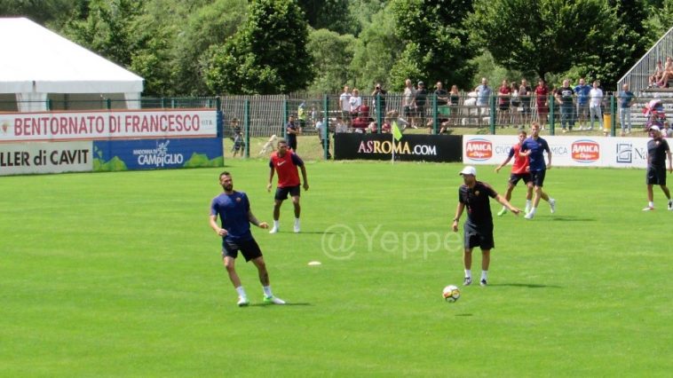 Allenamenti As Roma difra campo Pinzolo
