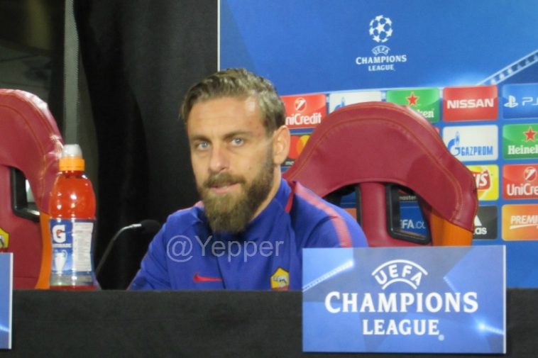 De Rossi conferenza stampa Champions