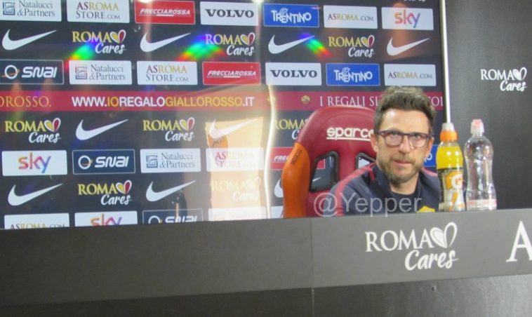 Di Francesco conferenza prenatalizia 2