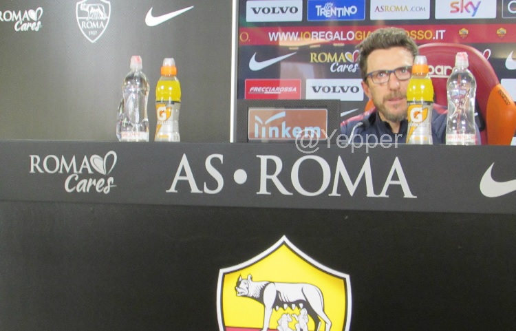 Di Francesco conferenza stampa Sassuolo