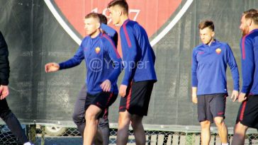 Roma, allenamenti e Schick