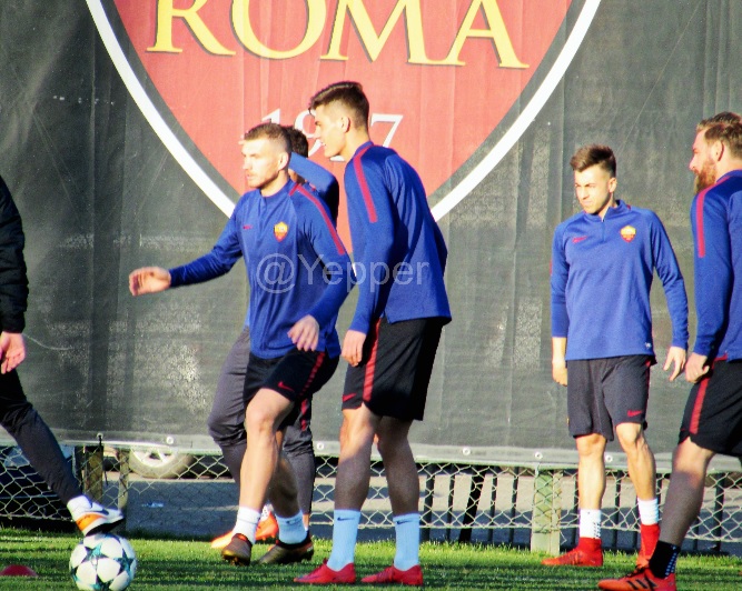 Roma, allenamenti e Schick