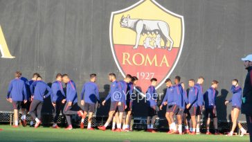 Roma, allenamenti pre rifinitura