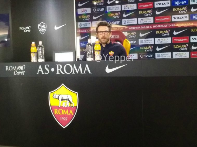 Di Francesco conferenza pre Roma-Sampdoria
