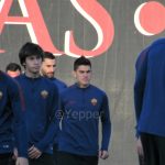 Roma, allenamento a Trigoria, Perotti