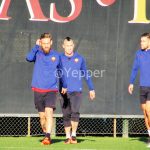 Roma, De Rossi-centrocampo allenamenti