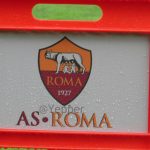 AS Roma cartello rosso
