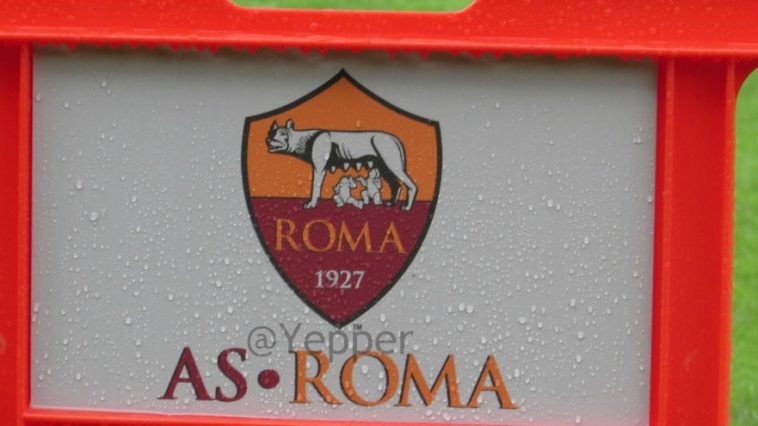 AS Roma cartello rosso