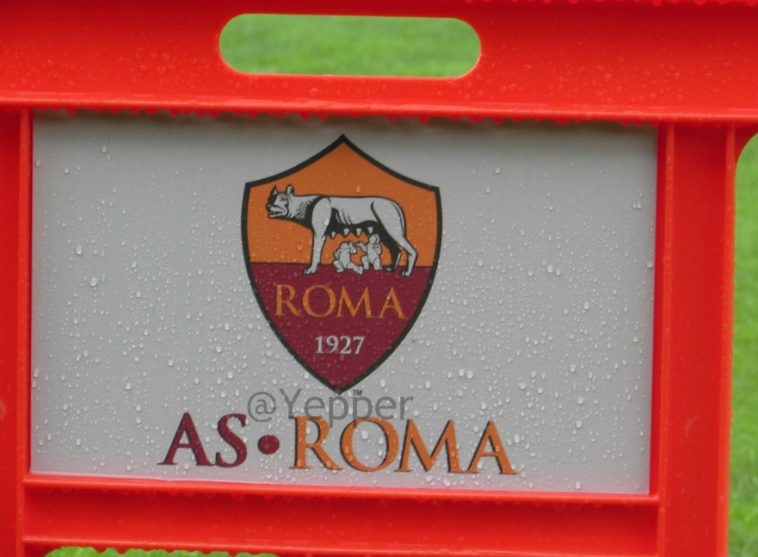 AS Roma cartello rosso