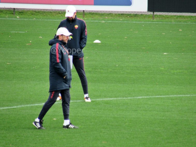 Di Francesco, Trigoria allenamenti