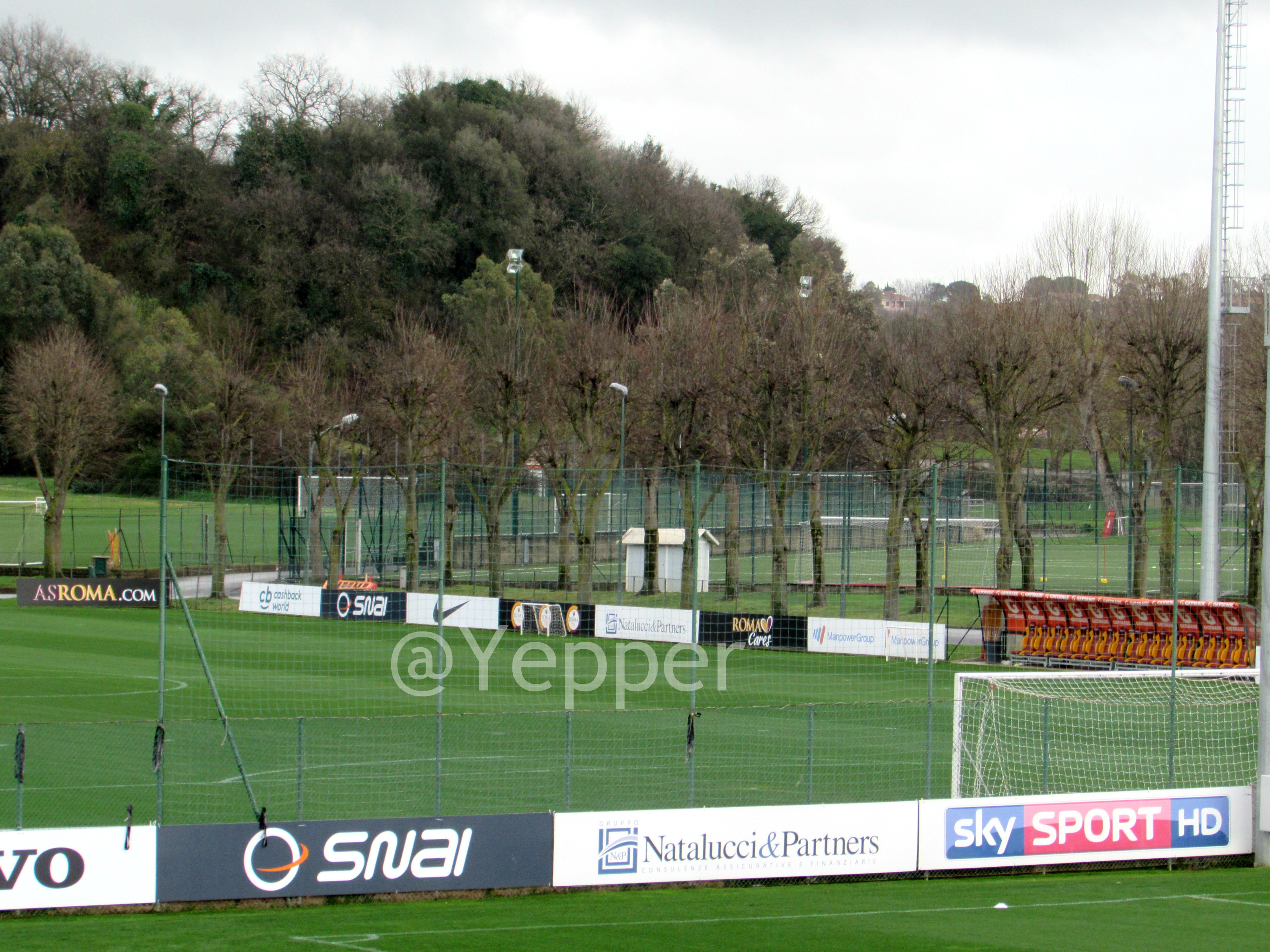 Trigoria, campo allenamenti