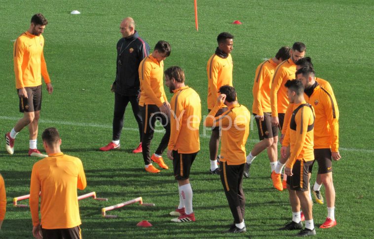 Roma Trigoria allenamenti