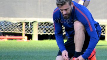 Roma. De Rossi allenamento