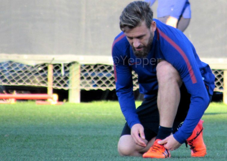 Roma. De Rossi allenamento