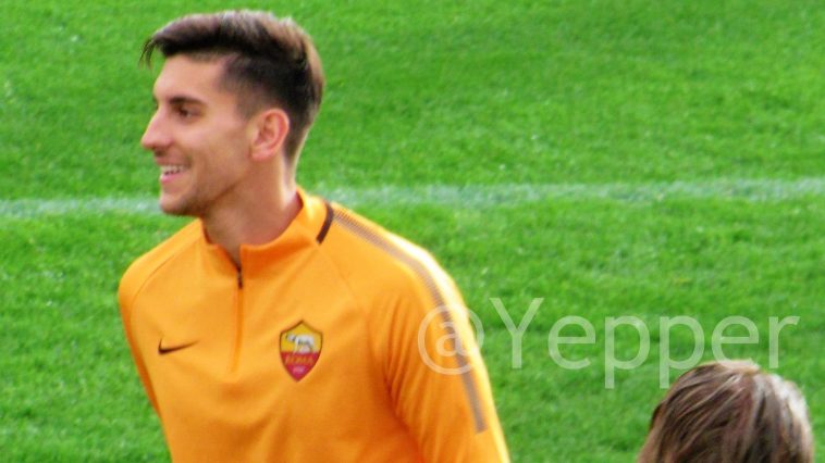Trigoria Pellegrini Lorenzo allenamento