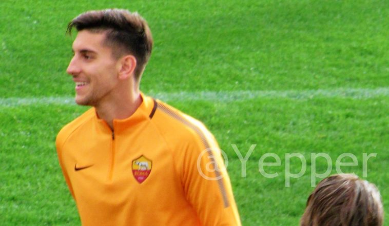 Trigoria Pellegrini Lorenzo allenamento