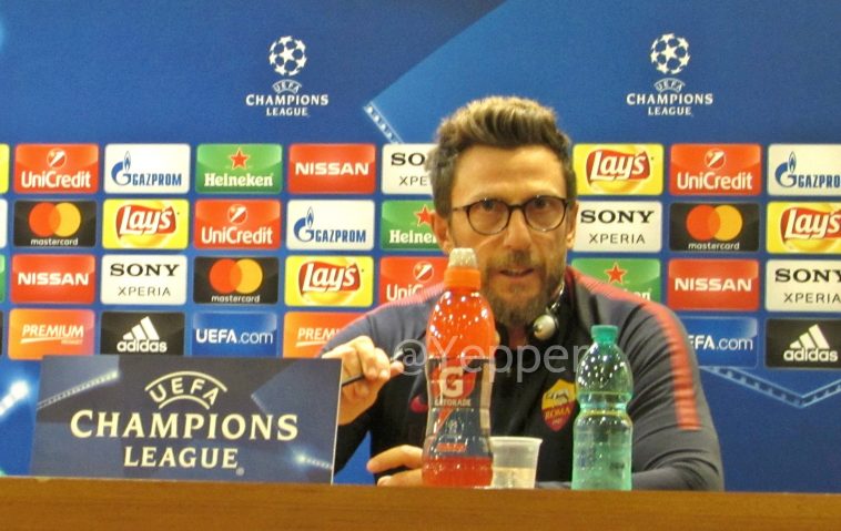 Di Francesco conferenza stampa pre Barcellona