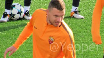 Dzeko allenamento
