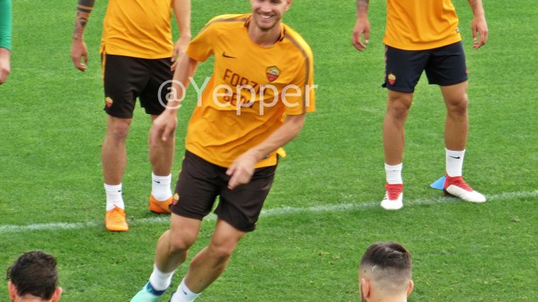 Dzeko allenamento Trigoria