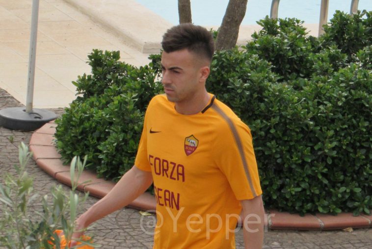 El Shaarawy allenamento Trigoria