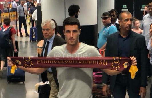 Ivan Marcano arrivo a Fiumicino YP