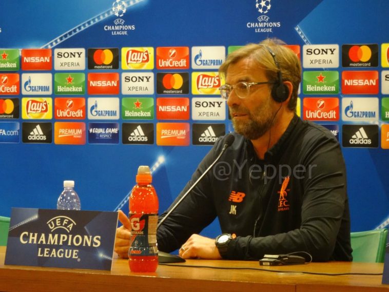Klopp, conferenza pre Roma-Liverpool YP