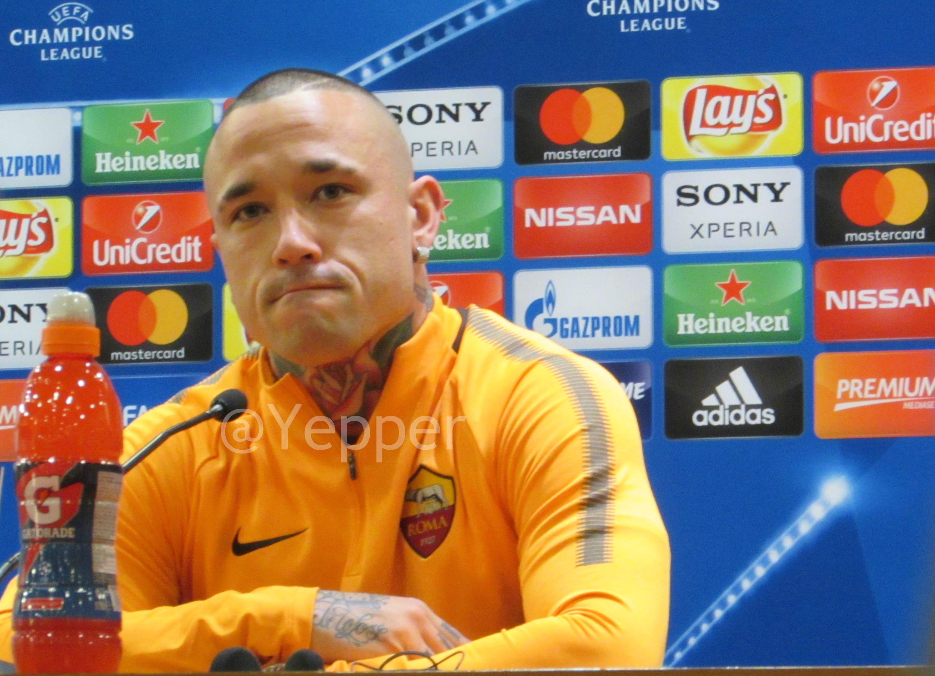 Nainggolan conferenza pre Liverpool YP